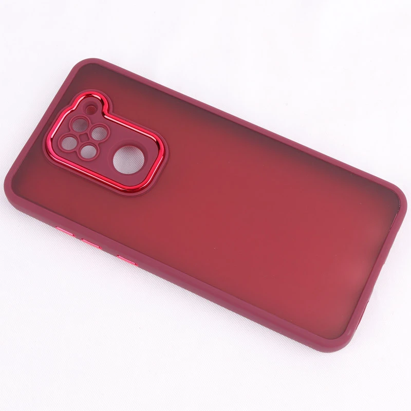 قاب PC متال ایرون مات محافظ لنزدار Xiaomi Redmi Note 9