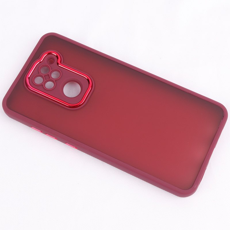 قاب PC متال ایرون مات محافظ لنزدار Xiaomi Redmi Note 9
