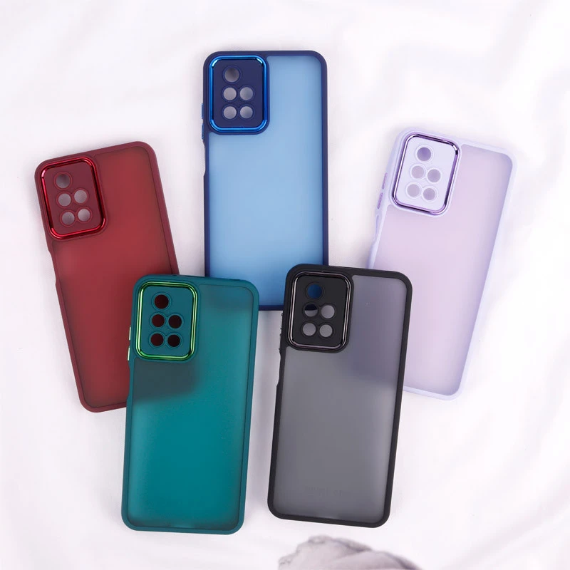 قاب PC متال ایرون مات محافظ لنزدار Xiaomi Redmi 10 / 10 Prime / Note 11 4G