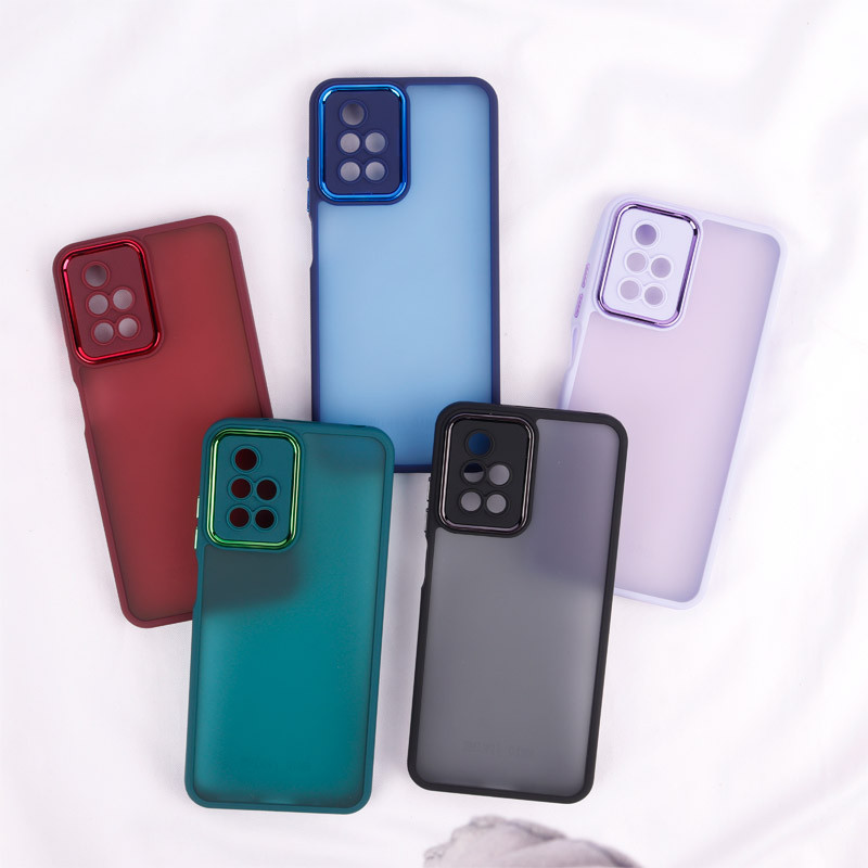 قاب PC متال ایرون مات محافظ لنزدار Xiaomi Redmi 10 / 10 Prime / Note 11 4G