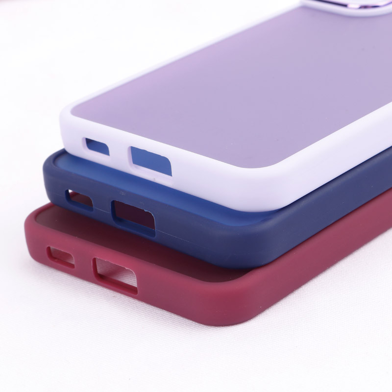 قاب PC متال ایرون مات محافظ لنزدار Samsung Galaxy S21 FE 5G