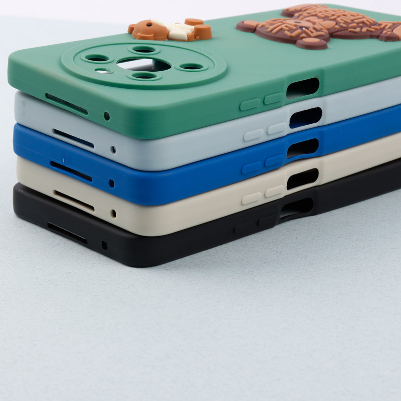 قاب عروسکی برجسته محافظ لنزدار Honor X9 + آویز