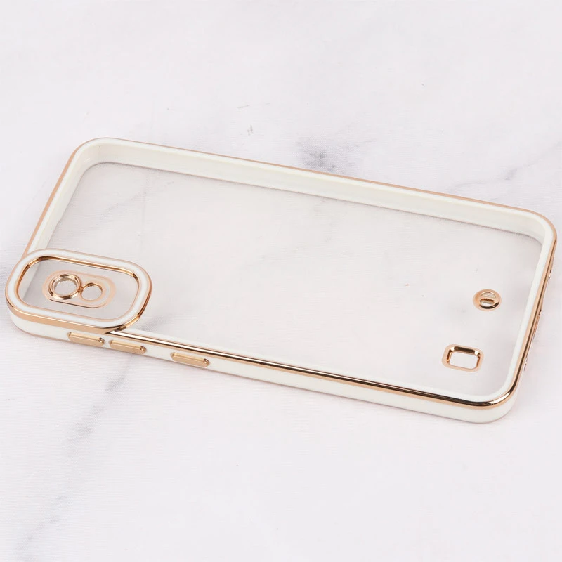 قاب شفاف دور رنگی Space محافظ لنزدار Samsung Galaxy A10