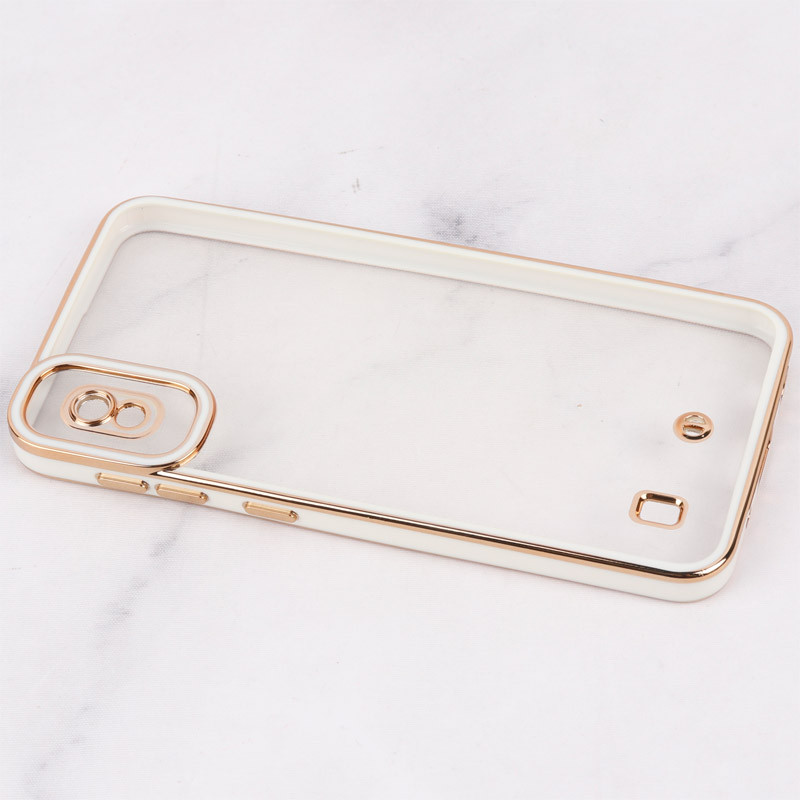 قاب شفاف دور رنگی Space محافظ لنزدار Samsung Galaxy A10