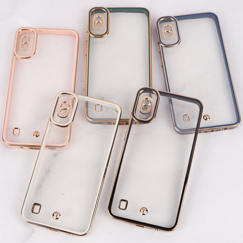 قاب Space سامسونگ Galaxy A10 دور رنگی محافظ لنزدار