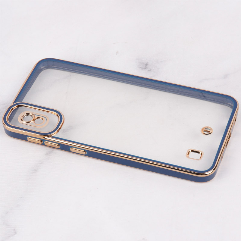 قاب شفاف دور رنگی Space محافظ لنزدار Samsung Galaxy A10