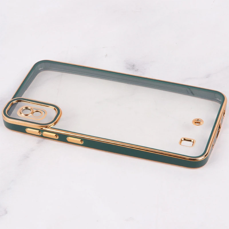 قاب شفاف دور رنگی Space محافظ لنزدار Samsung Galaxy A10