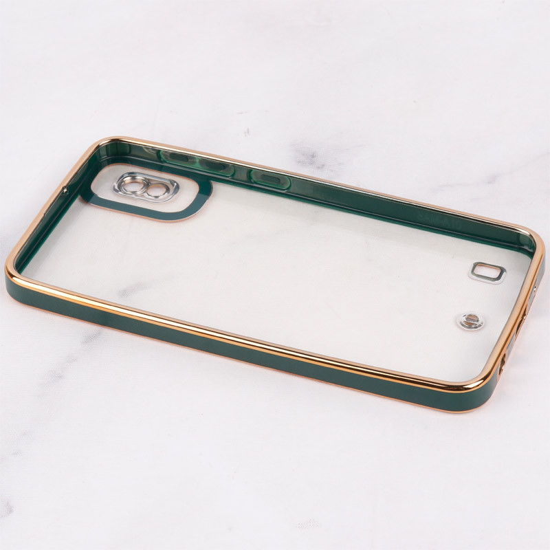 قاب شفاف دور رنگی Space محافظ لنزدار Samsung Galaxy A10