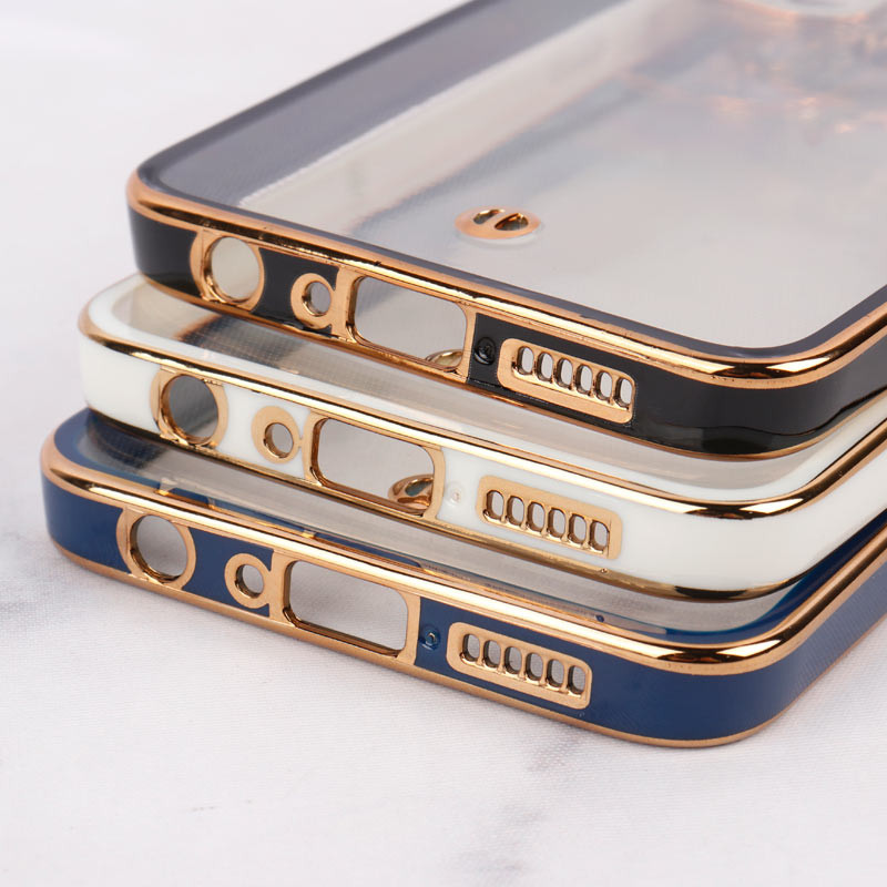 قاب شفاف دور رنگی Space محافظ لنزدار Samsung Galaxy A10s