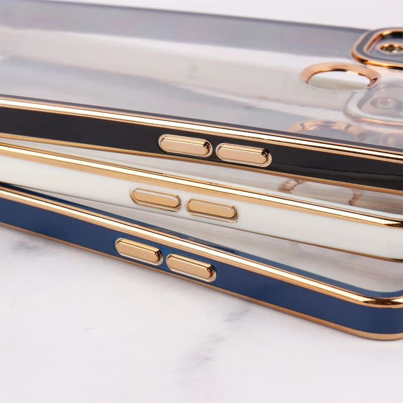 قاب شفاف دور رنگی Space محافظ لنزدار Samsung Galaxy A10s