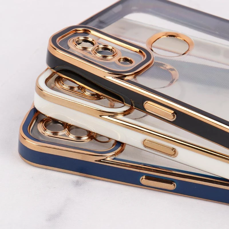 قاب شفاف دور رنگی Space محافظ لنزدار Samsung Galaxy A10s
