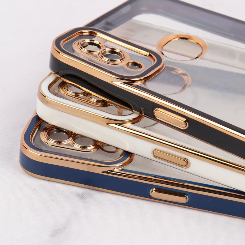 قاب شفاف دور رنگی Space محافظ لنزدار Samsung Galaxy A10s