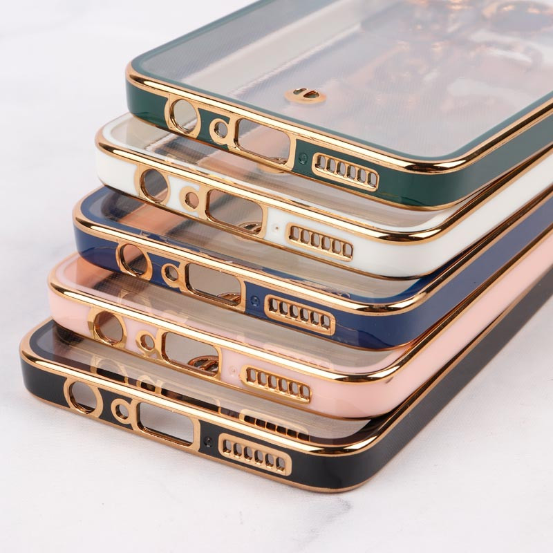 قاب شفاف دور رنگی Space محافظ لنزدار Samsung Galaxy A20s