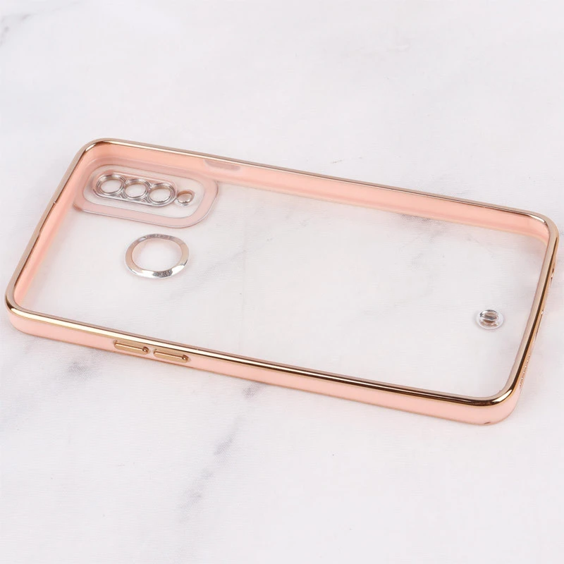 قاب شفاف دور رنگی Space محافظ لنزدار Samsung Galaxy A20s