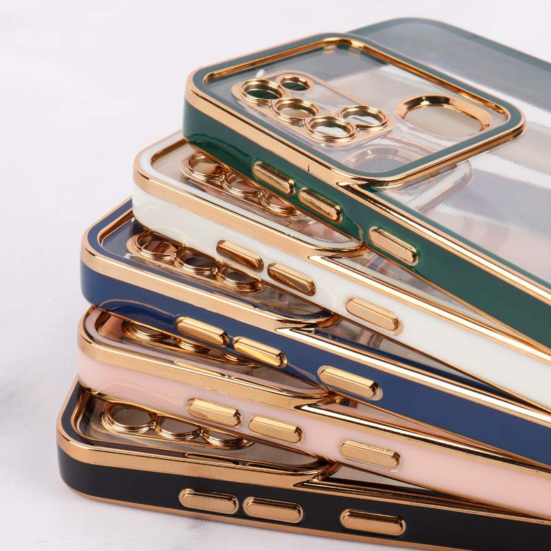 قاب شفاف دور رنگی Space محافظ لنزدار Samsung Galaxy A21s