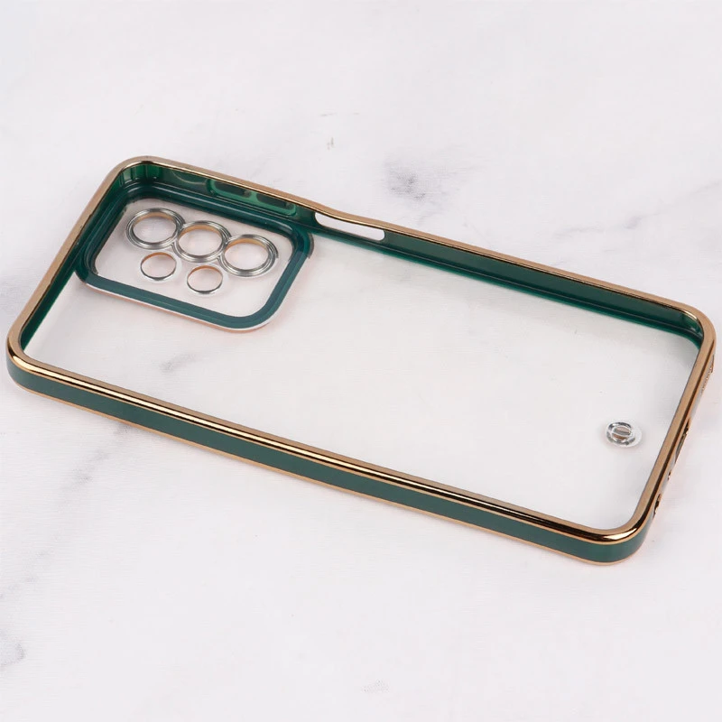 قاب شفاف دور رنگی Space محافظ لنزدار Samsung Galaxy A23