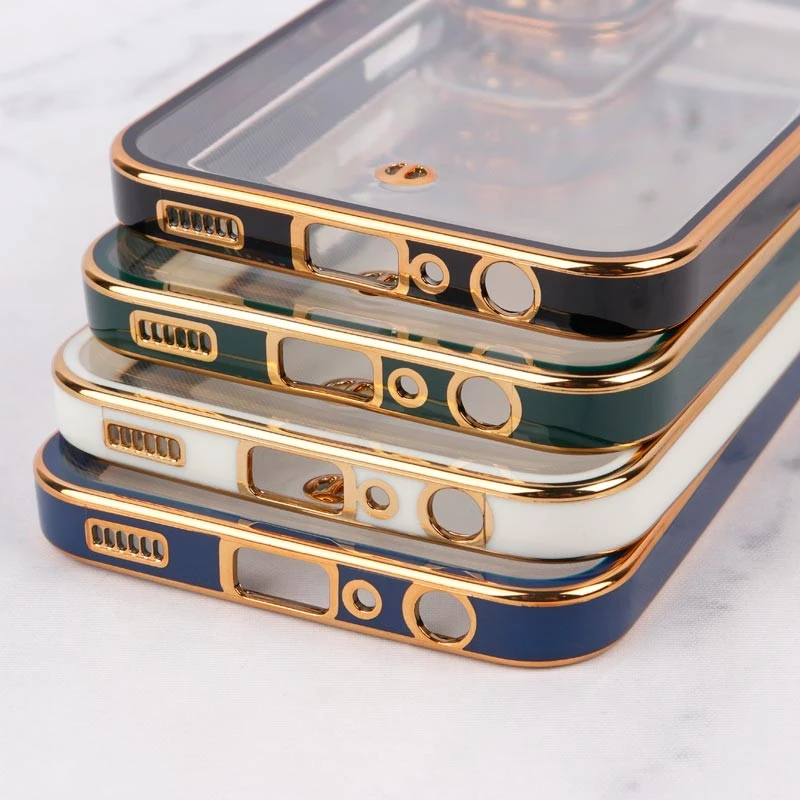 قاب شفاف دور رنگی Space محافظ لنزدار Samsung Galaxy A24