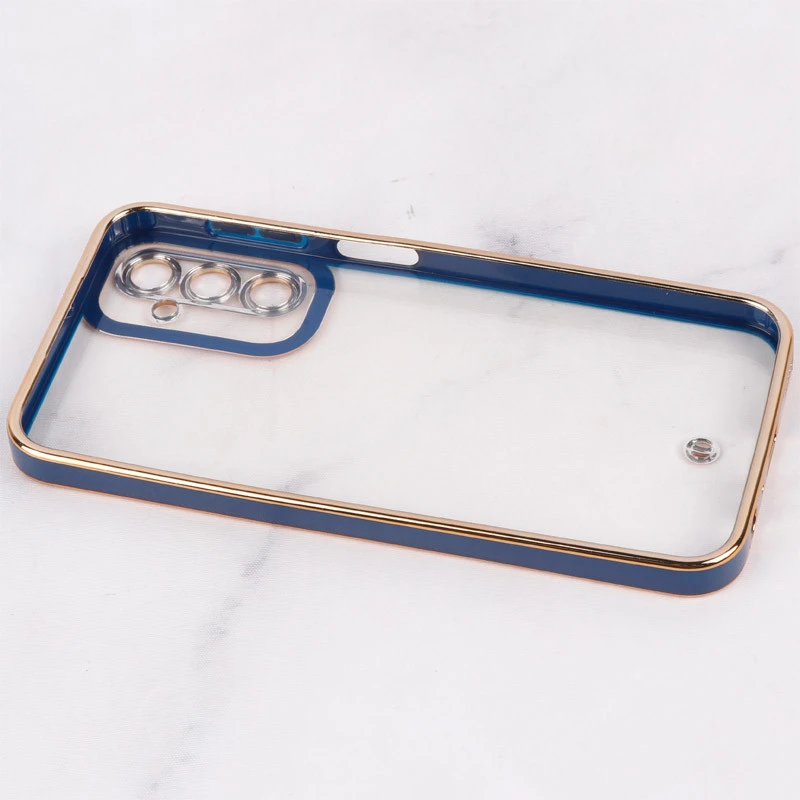 قاب شفاف دور رنگی Space محافظ لنزدار Samsung Galaxy A24