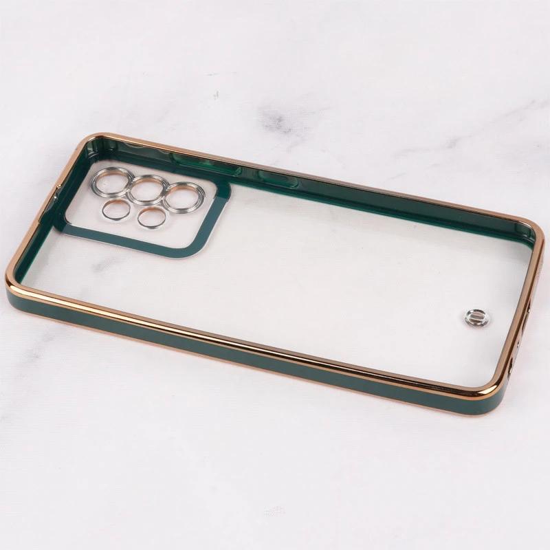 قاب شفاف دور رنگی Space محافظ لنزدار Samsung Galaxy A32 4G