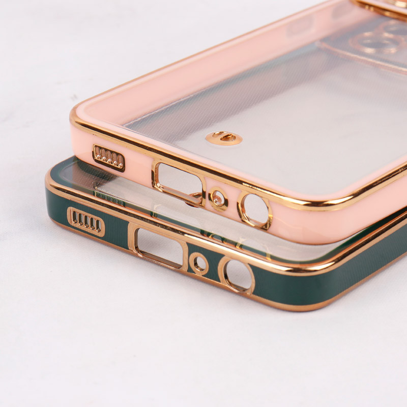 قاب شفاف دور رنگی Space محافظ لنزدار Samsung Galaxy A32 4G