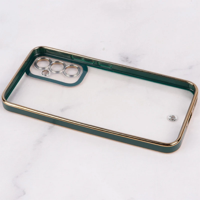 قاب شفاف دور رنگی Space محافظ لنزدار Samsung Galaxy A34 5G