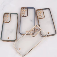 قاب Space سامسونگ Galaxy A54 دور رنگی محافظ لنزدار