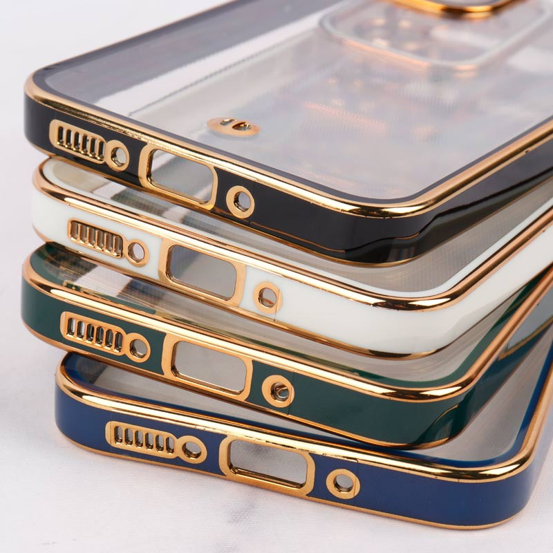 قاب شفاف دور رنگی Space محافظ لنزدار Samsung Galaxy A54 5G