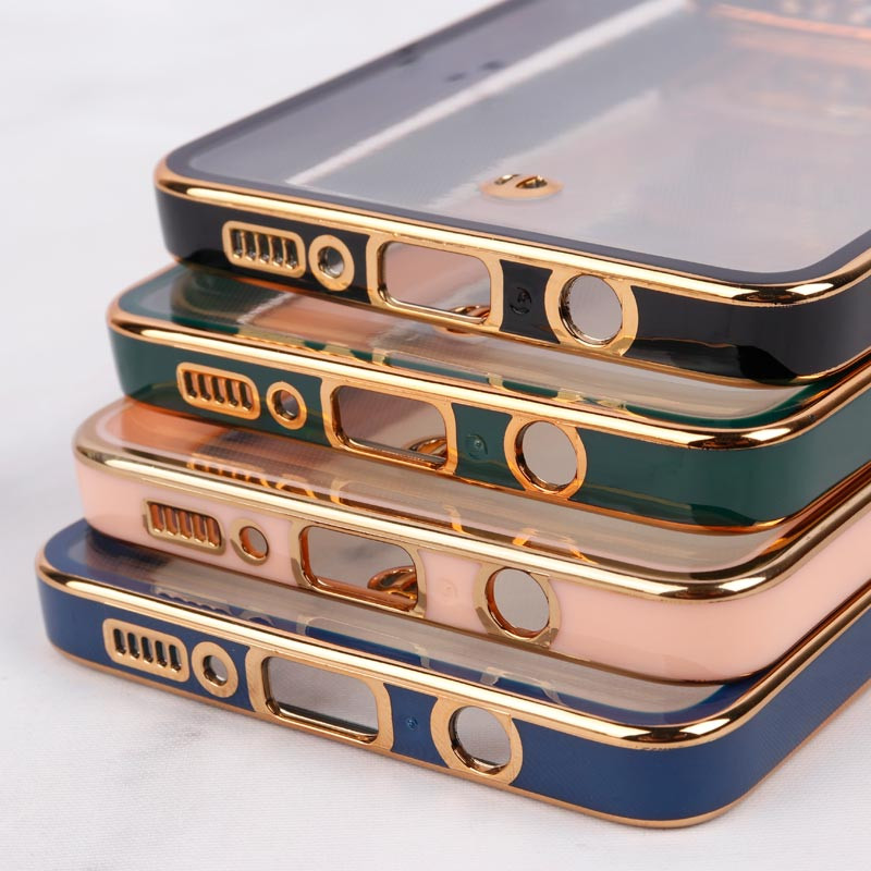 قاب شفاف دور رنگی Space محافظ لنزدار Samsung Galaxy A71