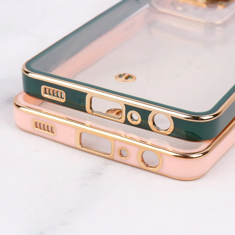 قاب شفاف دور رنگی Space محافظ لنزدار Samsung Galaxy A72