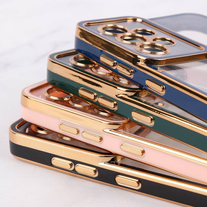 قاب شفاف دور رنگی Space محافظ لنزدار Samsung Galaxy A73