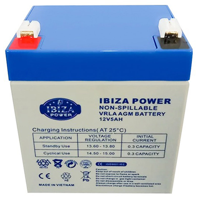 باتری ۱۲ ولت Ibiza 5000mAh