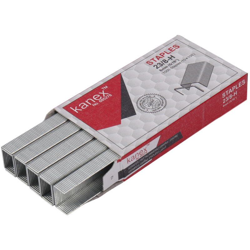 سوزن منگنه کانکس Kanex 685278 سایز 23/8 بسته 1000 عددی