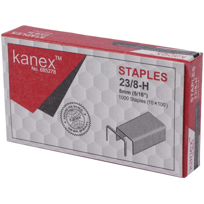 سوزن منگنه کانکس Kanex 685278 سایز 23/8 بسته 1000 عددی