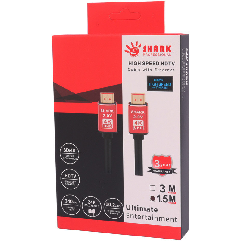 کابل Shark HDMI v2.0 4K 3m