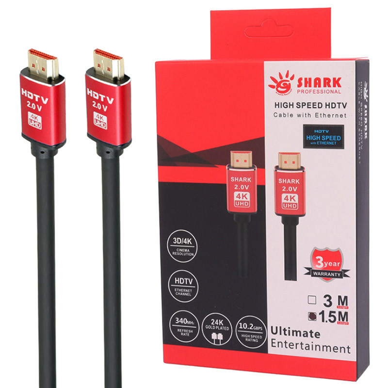 کابل Shark HDMI v2.0 4K 3m