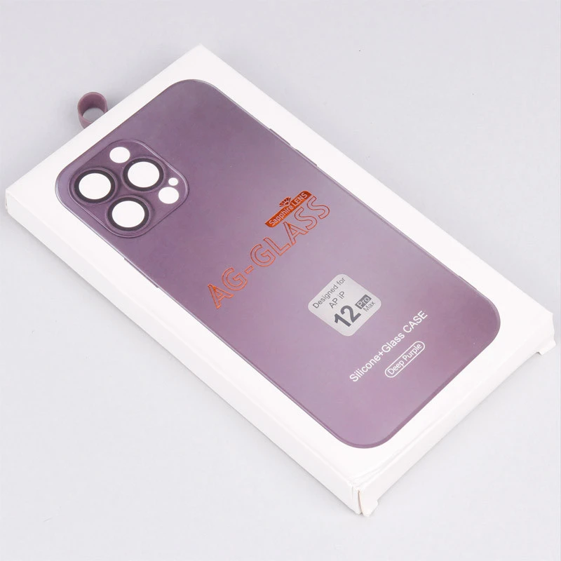 قاب پشت گلسی لیزری AG-GLASS محافظ لنز شیشه ای iPhone 12 Pro Max