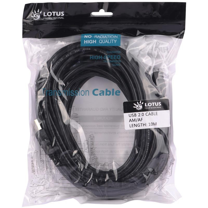 کابل افزایش طول Lotus USB 10m