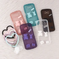 قاب برجسته عروسکی محافظ لنزدار + آویز قلبی Xiaomi Poco X3 / X3 pro