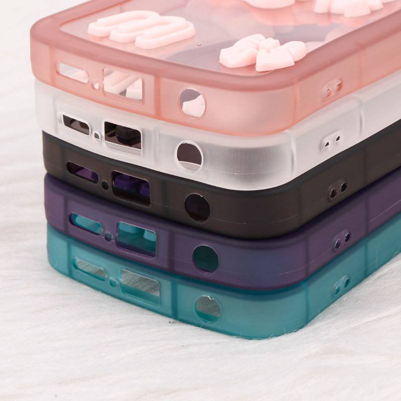 قاب برجسته عروسکی محافظ لنزدار + آویز قلبی Xiaomi Poco X3 / X3 pro