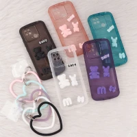 قاب برجسته عروسکی محافظ لنزدار + آویز قلبی Xiaomi Redmi 10C