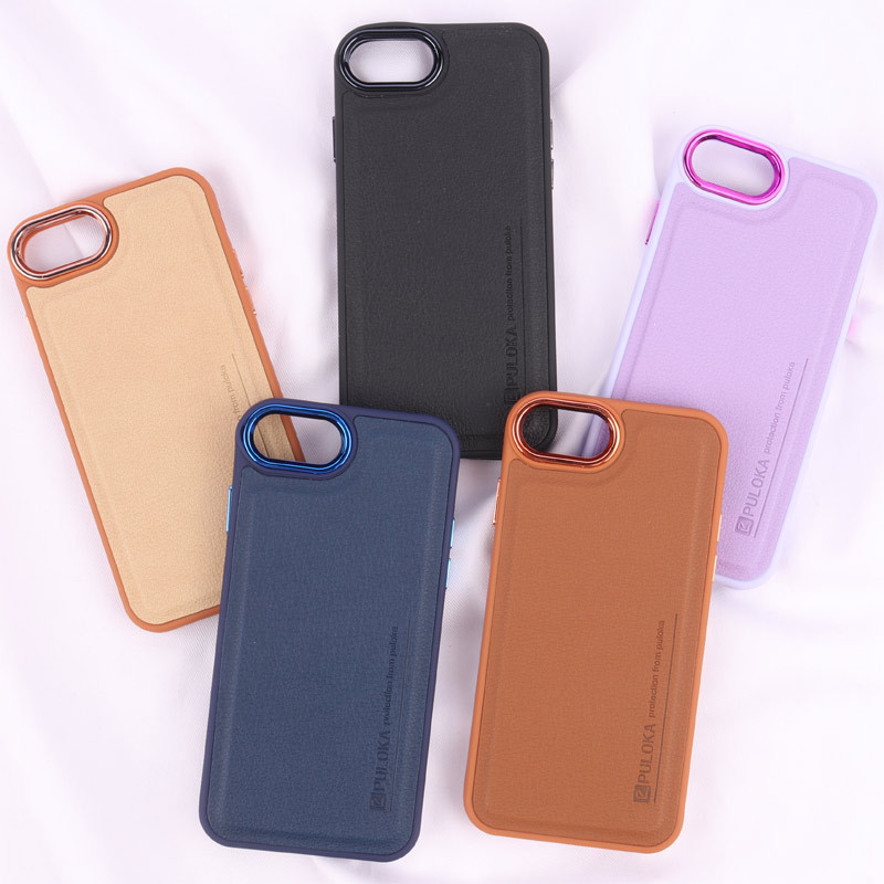 قاب چرمی Puloka متال ایرون iPhone 6 / 6s
