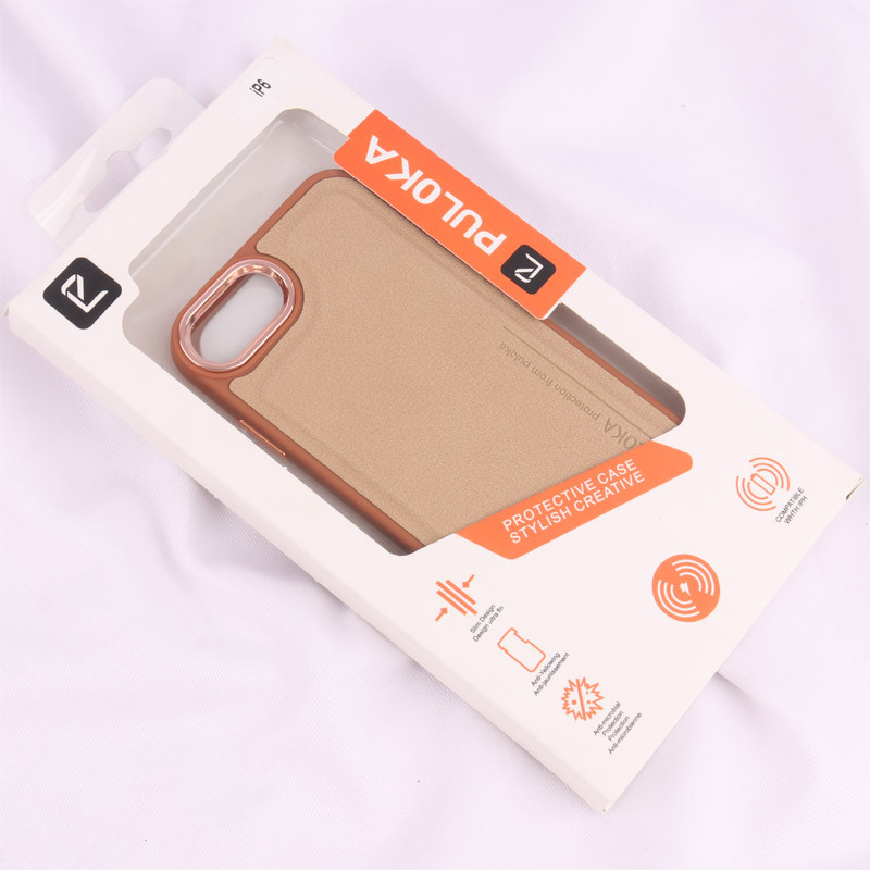 قاب چرمی Puloka متال ایرون iPhone 6 / 6s