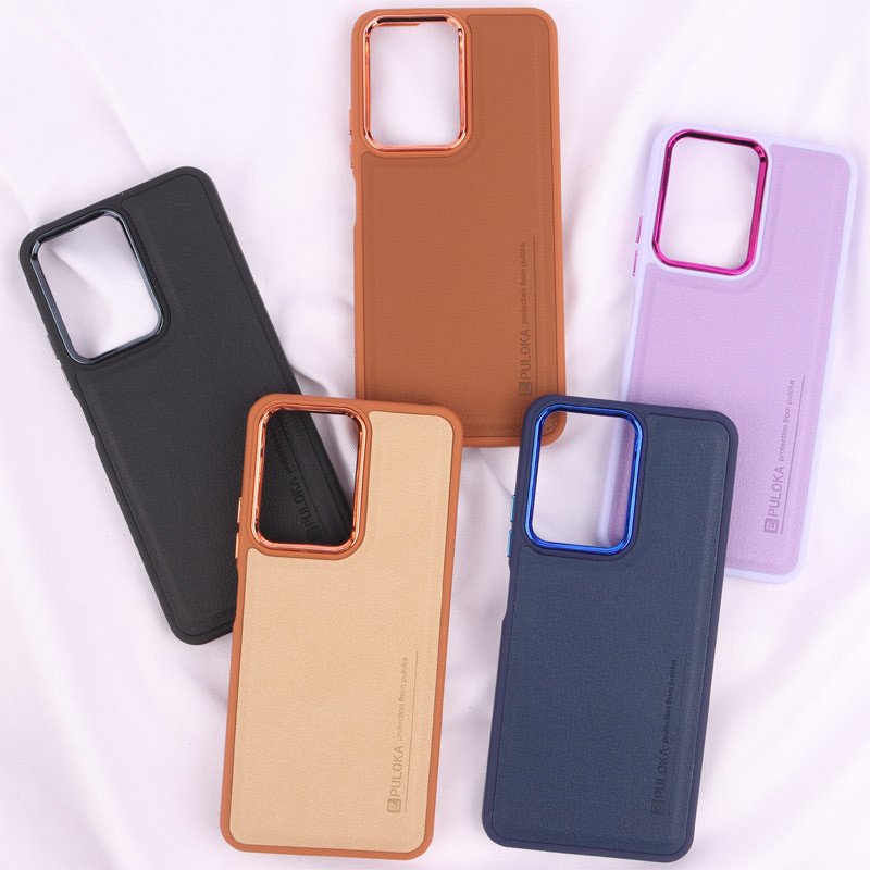 قاب چرمی Puloka متال ایرون Xiaomi Redmi Note 12 4G