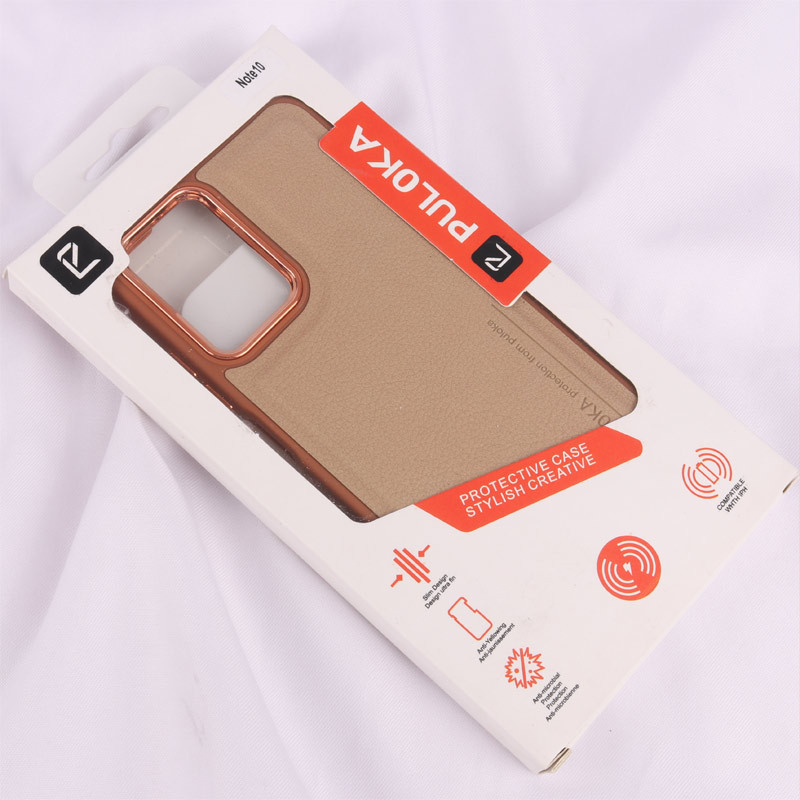 قاب چرمی Puloka متال ایرون Xiaomi Redmi Note 10 / Note 10S
