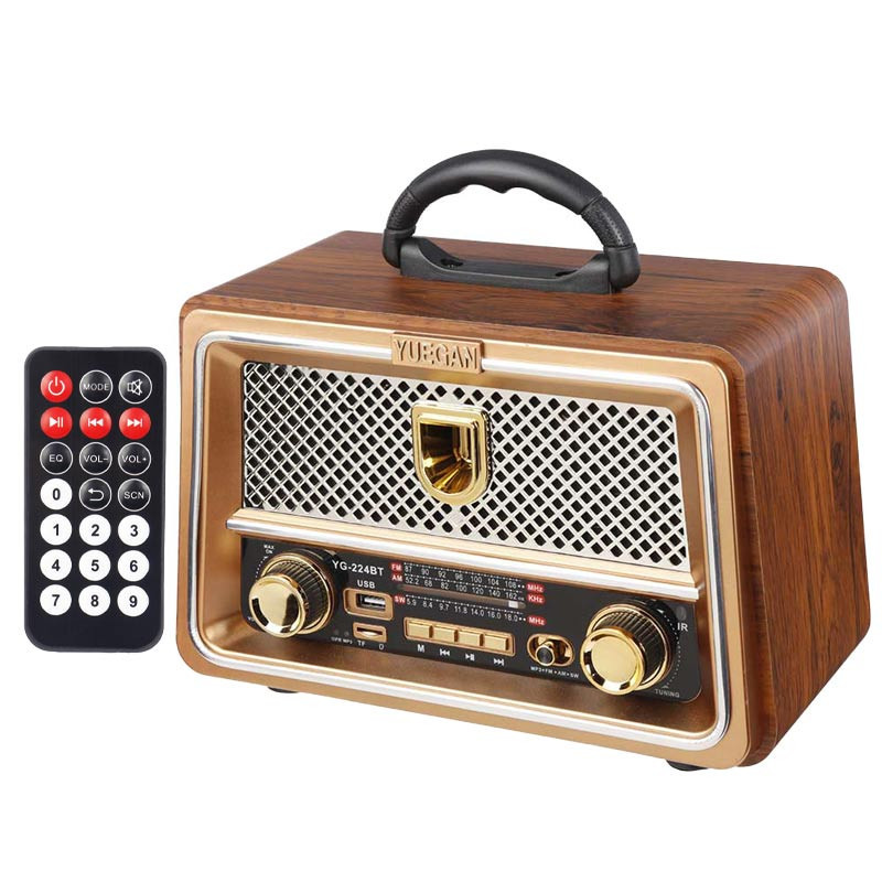 رادیو اسپیکر بلوتوثی رم و فلش خور Yuegan YG-224BT + ریموت کنترل