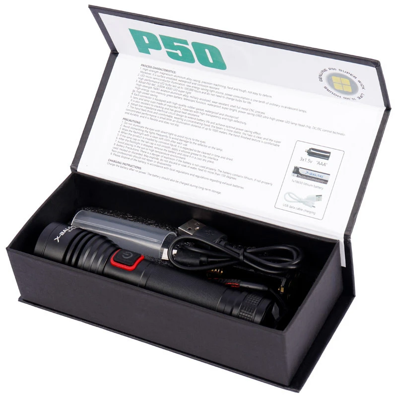 چراغ قوه پلیسی X-Balog BL-P02-P50