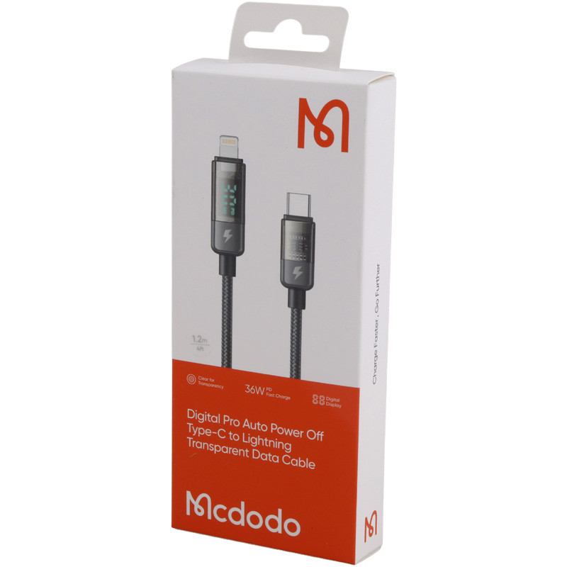 کابل تبدیل فست شارژ Mcdodo CA-3600 Type-C To Lightning 3A PD 36W 1.2m