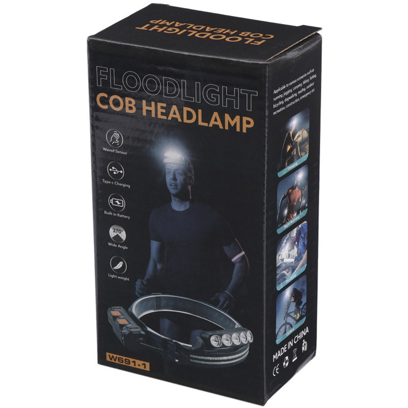 چراغ قوه پیشانی هدلایت شارژی W691-1