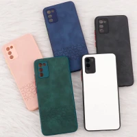 قاب چرمی طرحدار Smartphone محافظ لنزدار Samsung Galaxy A02s