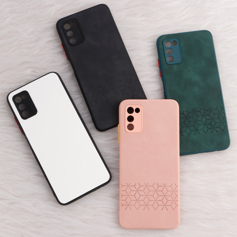 قاب چرمی طرحدار Smartphone محافظ لنزدار Samsung Galaxy A03s